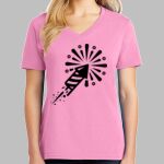 Ladies Core Cotton V Neck Tee Thumbnail