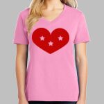 Ladies Core Cotton V Neck Tee Thumbnail