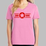 Ladies Core Cotton V Neck Tee Thumbnail