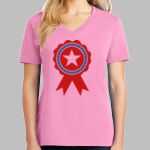 Ladies Core Cotton V Neck Tee Thumbnail