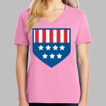Ladies Core Cotton V Neck Tee Thumbnail