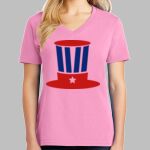 Ladies Core Cotton V Neck Tee Thumbnail
