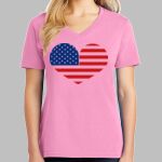 Ladies Core Cotton V Neck Tee Thumbnail