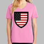 Ladies Core Cotton V Neck Tee Thumbnail