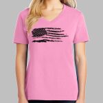 Ladies Core Cotton V Neck Tee Thumbnail