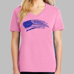 Ladies Core Cotton V Neck Tee Thumbnail
