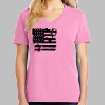 Ladies Core Cotton V Neck Tee Thumbnail