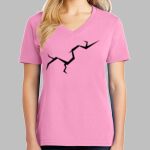 Ladies Core Cotton V Neck Tee Thumbnail