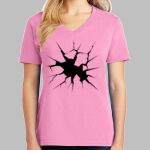 Ladies Core Cotton V Neck Tee Thumbnail