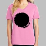 Ladies Core Cotton V Neck Tee Thumbnail