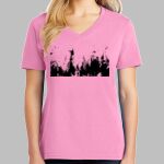 Ladies Core Cotton V Neck Tee Thumbnail