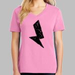 Ladies Core Cotton V Neck Tee Thumbnail