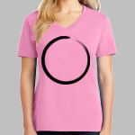 Ladies Core Cotton V Neck Tee Thumbnail
