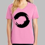 Ladies Core Cotton V Neck Tee Thumbnail
