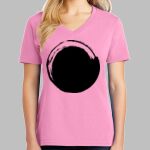 Ladies Core Cotton V Neck Tee Thumbnail