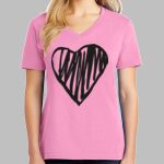 Ladies Core Cotton V Neck Tee Thumbnail
