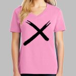 Ladies Core Cotton V Neck Tee Thumbnail