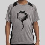 Youth Heather Colorblock Contender ™ Tee Thumbnail