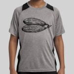 Youth Heather Colorblock Contender ™ Tee Thumbnail