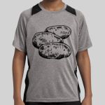 Youth Heather Colorblock Contender ™ Tee Thumbnail