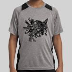 Youth Heather Colorblock Contender ™ Tee Thumbnail