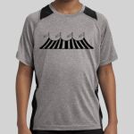 Youth Heather Colorblock Contender ™ Tee Thumbnail