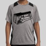 Youth Heather Colorblock Contender ™ Tee Thumbnail