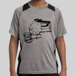 Youth Heather Colorblock Contender ™ Tee Thumbnail