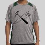 Youth Heather Colorblock Contender ™ Tee Thumbnail