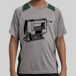 Youth Heather Colorblock Contender ™ Tee Thumbnail