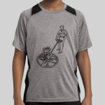 Youth Heather Colorblock Contender ™ Tee Thumbnail