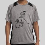 Youth Heather Colorblock Contender ™ Tee Thumbnail