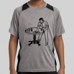 Youth Heather Colorblock Contender ™ Tee Thumbnail