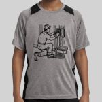 Youth Heather Colorblock Contender ™ Tee Thumbnail