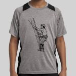 Youth Heather Colorblock Contender ™ Tee Thumbnail