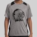 Youth Heather Colorblock Contender ™ Tee Thumbnail