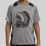 Youth Heather Colorblock Contender ™ Tee Thumbnail