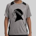 Youth Heather Colorblock Contender ™ Tee Thumbnail