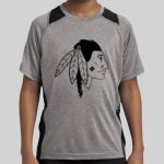 Youth Heather Colorblock Contender ™ Tee Thumbnail