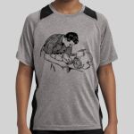 Youth Heather Colorblock Contender ™ Tee Thumbnail