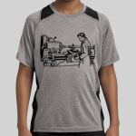 Youth Heather Colorblock Contender ™ Tee Thumbnail