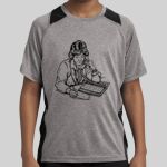 Youth Heather Colorblock Contender ™ Tee Thumbnail