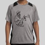 Youth Heather Colorblock Contender ™ Tee Thumbnail