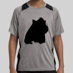 Youth Heather Colorblock Contender ™ Tee Thumbnail