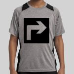 Youth Heather Colorblock Contender ™ Tee Thumbnail