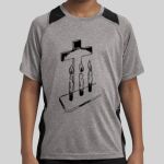 Youth Heather Colorblock Contender ™ Tee Thumbnail