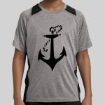 Youth Heather Colorblock Contender ™ Tee Thumbnail