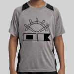 Youth Heather Colorblock Contender ™ Tee Thumbnail