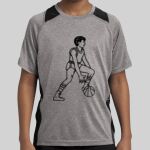 Youth Heather Colorblock Contender ™ Tee Thumbnail