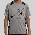 Youth Heather Colorblock Contender ™ Tee Thumbnail